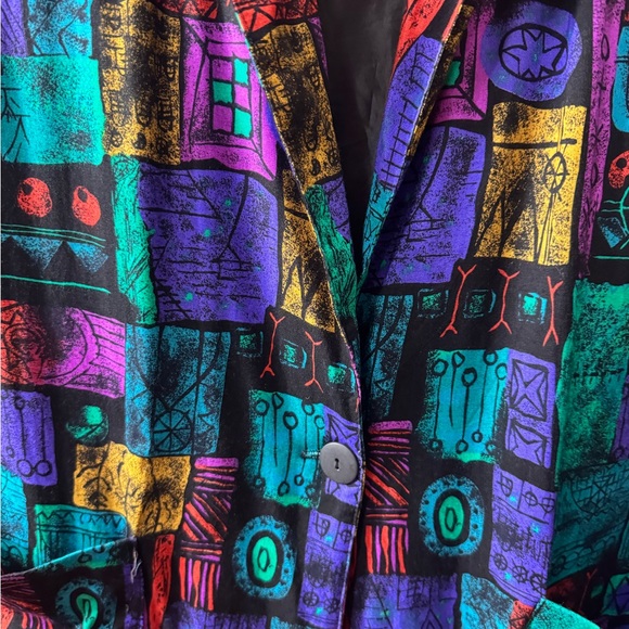 Colorful Patterned Blazer - Picture 9 of 14